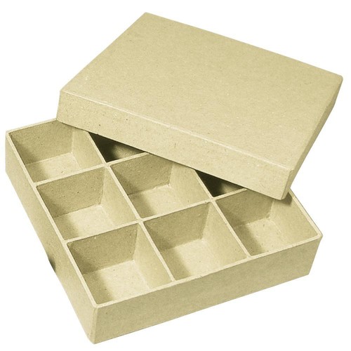 Pappmaché sortierbox - pappmaché,