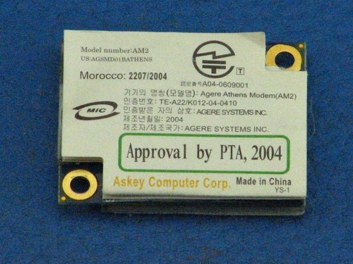 Modem faxmodem toshiba - modem,
