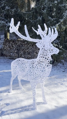 Hirsch skulptur lebensgroß - hirsch,