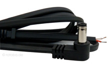 1x DC Kabel mit Stecker Hohlstecker f. Netzteile Winkelstecker Ø 5,5/2,5 #4833