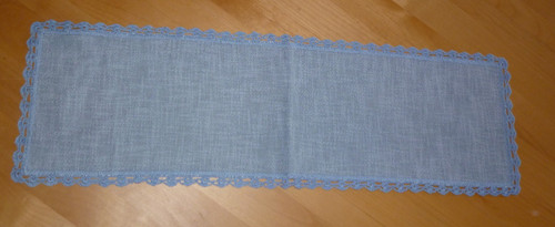 Hellblaue tischdecke läufer - hellblaue, /