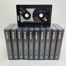 ⭐️ 10xBASF Chrome 90 Super Quality II for CD Tape Kassette MC Leerkassette TOP