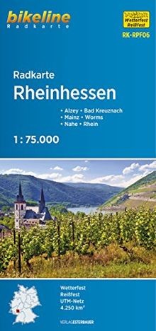 Bikeline radkarte rheinhessen - radkarte,