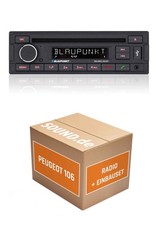 Autoradio Blaupunkt Milano 200 BT für Peugeot 106 S1 Bluetooth USB