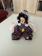Deko Clown mit Porzellan Kopf