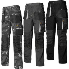 Arbeitshose Bundhose Multifunktion Hose Herren Schwarz Grau Camouflage Gr.46-62