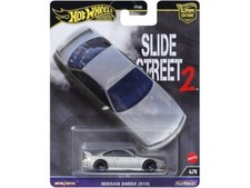 NISSAN 240 SX (S14)  - silver - HOT WHEELS 1:64