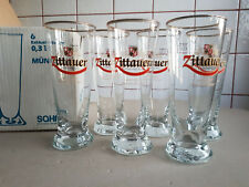 Zittau, Biergläser, Werbung, Brauerei, Ausschankgläser