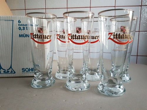 Zittau biergläser werbung - biergläser,,