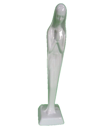 Porzellanfigur weiße madonna - weiße,