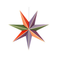 Papiersterne Fensterdeko Weihnachtssterne Ø 75 cm - Remember