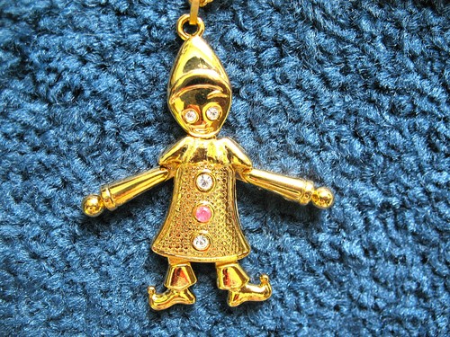 Harlekin clown halskette - –,