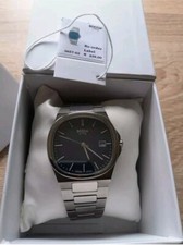 Boccia Herrenuhr Titan Saphirglas Blau 3657-02