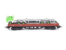 Märklin H0 4514 offener Güterwagen Niederbordwagen 496 391 DB braun beladen