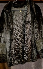 Vintage Kunstpelz Jacke