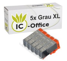 5 für CLI 526 GY GRAU TINTE PATRONEN PIXMA IX6550 MG6150 MG8150 MG8250 MG8450