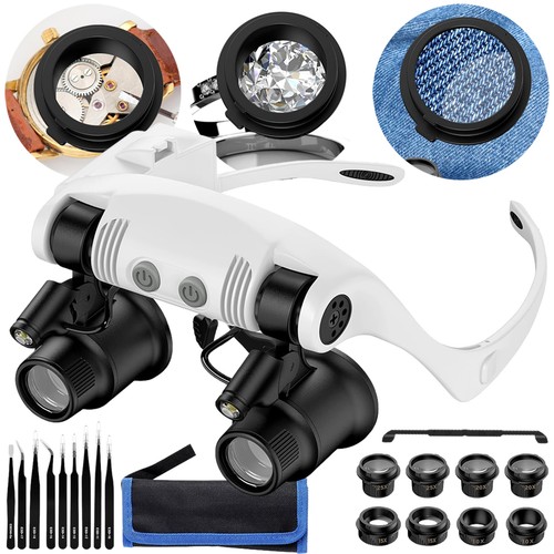 Profi led stirnlupe kopflupe - stirnlupe,