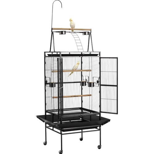 Vogelkäfig groß 83x79x210 - vogelkäfig,