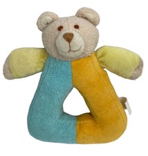 Nuk Bär Rassel Greifling blau orange gebraucht