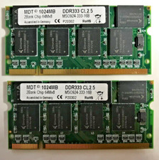 MDT 2048MB (2x1024MB) DDR 333Mhz  CL2.5 64Mx8 MSO924-333-16B #R2344