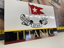 Titanic (White Star Line) Schild