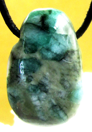 Smaragd trommelstein - smaragd,