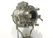 Vintage Hollywood Studio Strahler Stehlampe mit Stativ Ständer Antik Film