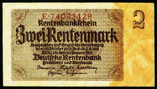 Deutschland rentenmark - 2,
