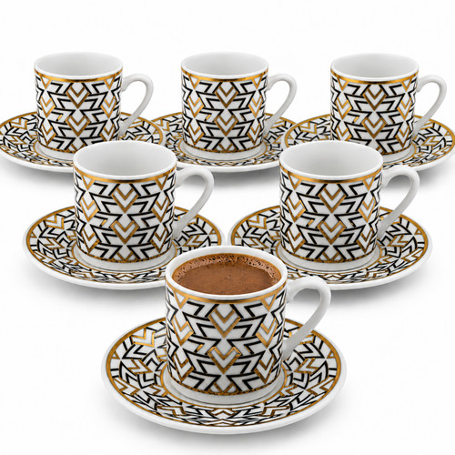 12tlg türkisches kaffeeset - 12tlg.,