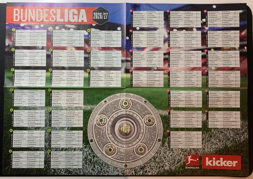 Spielplan poster bundesliga - poster, 2
