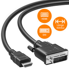 HDMI zu DVI Kabel DVI-D DVI-I