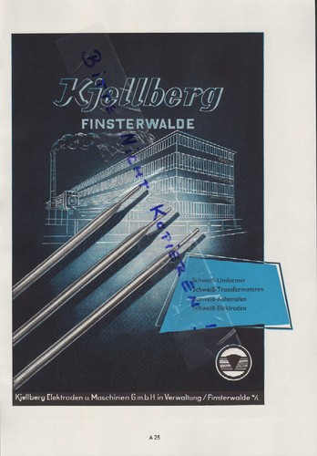 Finsterwalde werbung 1958 - finsterwalde,,