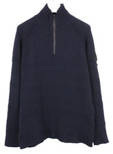 Gaastra Pronto Half Zip Dark Navy Pullover Herren XL Lammwolle Blend Pullover
