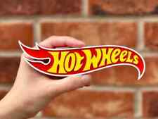 Hot Wheels Logo Buntes Schild
