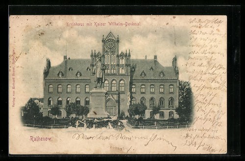Rathenow ansichtskarte - rathenow,,