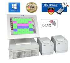 GASTRONOMIE COMPUTERKASSE  RESTAURANT TOUCH KASSE +2 x BONDRUCKER + SOFTWARE TSE