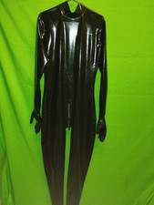 Latex Catsuit Schwarz, Anzug