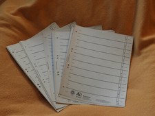 16 Trennblätter Recycling-Karton A4 Abheften Falken Nr. 5155 Ordner Register