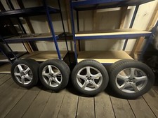 4x VW T5 Alufelgen 7Jx17 H2 ET30 mit Winterreifen Hankook 225/60R17 99H KBA45821