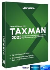 Lexware Taxman 2025 (Steuerjahr 2024) für 5 Steuererklärungen Handbuch (PDF) NEU