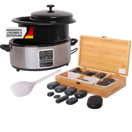 Hot stone massage set - hot,