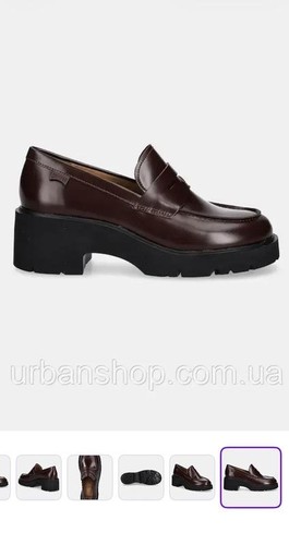 Women camper loafers burgundy - women,