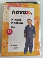 2-teiliges Kinder Faschingskostüm Pilot 4-6 Jahre von Novooo - neu