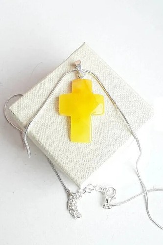 Natural baltic amber pendant - amber,