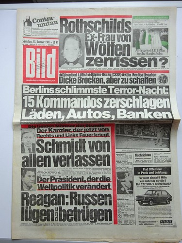 Bild zeitung 1981 liz - bild,