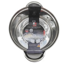 RB Renberg Steam Chef Edelstahl Dampftopf 18 cm Bright Finish Delle