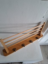 Garderobe Hutablage Hakenleiste 60er/Original  DDR  Vintage Wandgarderobe Holz