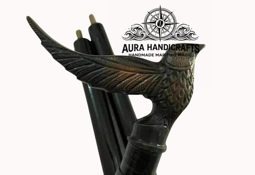 Aura maritim messing - aura, vogelkopf