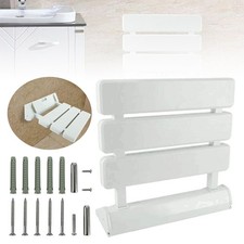 Duschsitz Klappbar Wandmontage Duschklappsitz für Wandmontage Dusche bis 130 kg