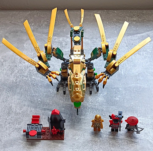 Lego ninjago golden dragon - golden,